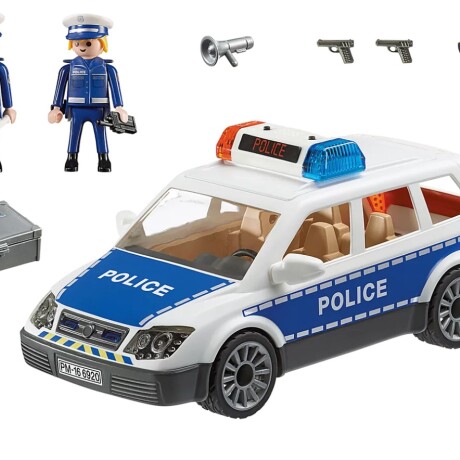 Juego Auto de Policía Playmobil con Luces y Sonido 001