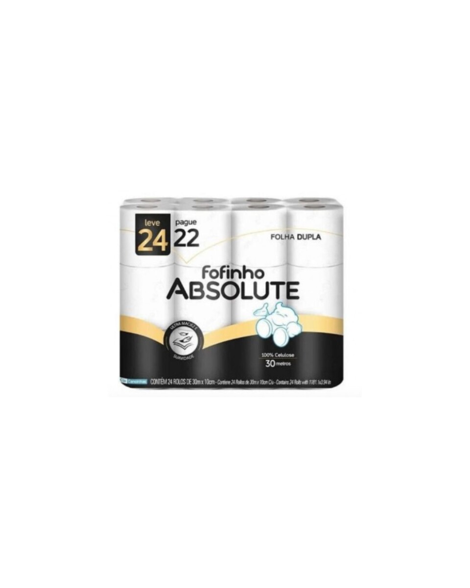 Papel Higiénico Fofinho Doble Hoja Ultra Premium - Pack x 24 unidades 