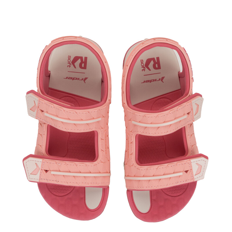 Sandalias Infantiles Rider Line Plus II Beige - Rosa