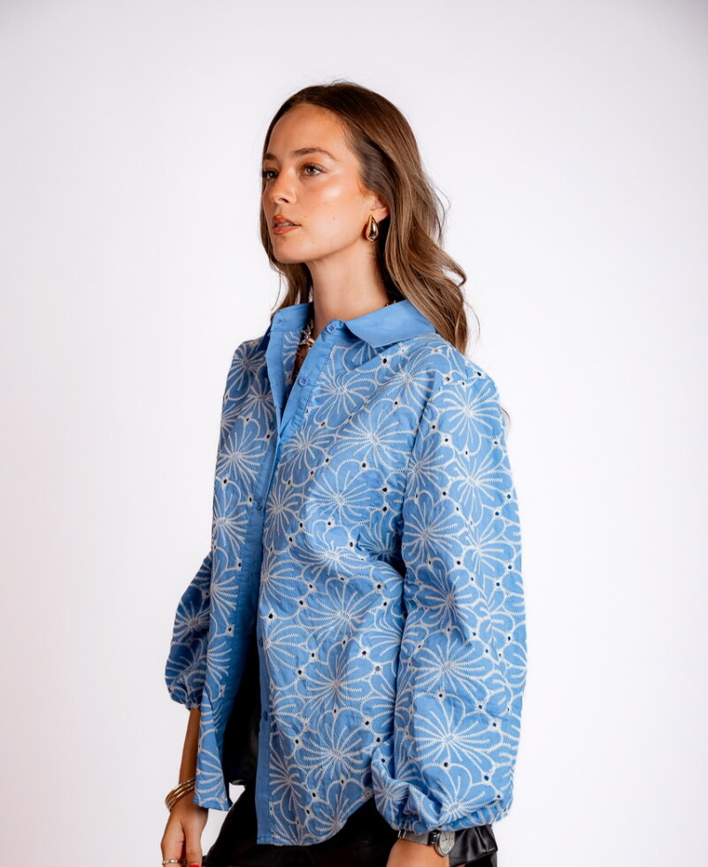 Camisa Francia azul