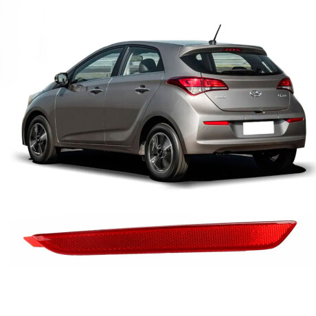 PLASTICO ACRILICO MICA FAROL HYUNDAI REFLECTOR PARAGOLPE TRAS. IZQ. HB20 HATCH 16/19 - PLASTICO ACRILICO MICA FAROL HYUNDAI REFLECTOR PARAGOLPE TRAS. IZQ. HB20 HATCH 16/19 -