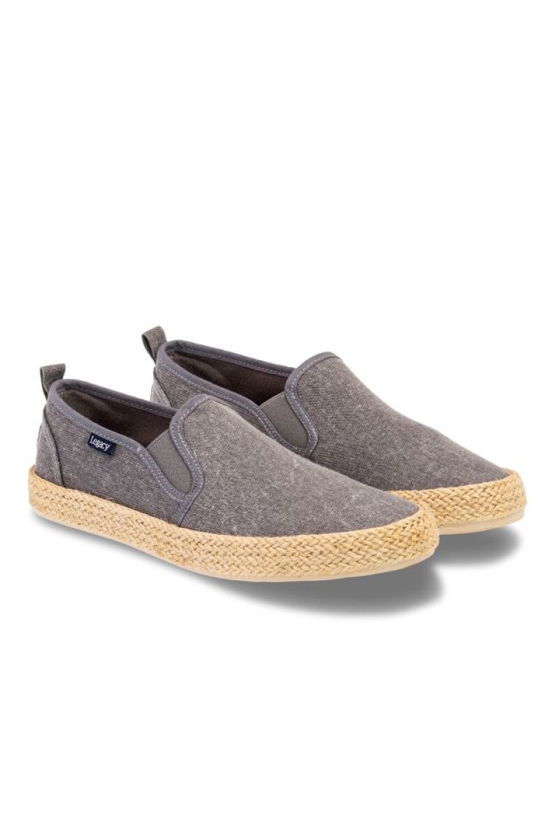 ZAPATILLA DE SUELA DE YUTE - Gris 