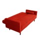 SOFA CAMA GISBON BALI 3P CON ALMOHADONES ROJO SOFA CAMA GISBON BALI 3P CON ALMOHADONES ROJO