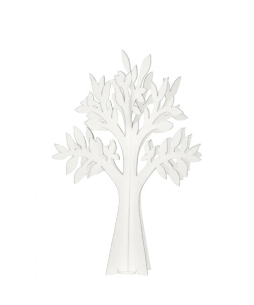 Árbol cartón Olmo 88,5 cm - Blanco Árbol cartón Olmo 88,5 cm - Blanco