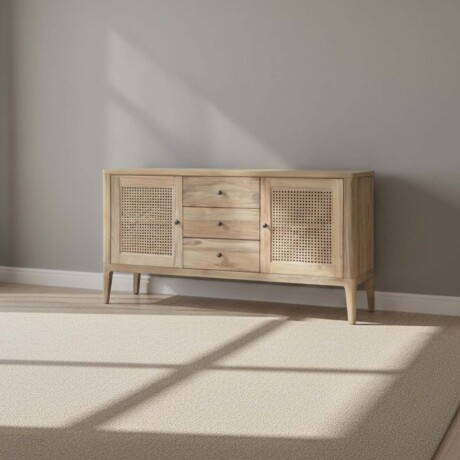 APARADOR MADERA NATURAL-BEIGE RENÉ