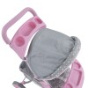 Coche de bebé para muñecas Bebesit 2 piezas Rosa
