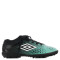 Championes de Fútbol 5 Infantiles Umbro Velocita Negro - Verde - Blanco