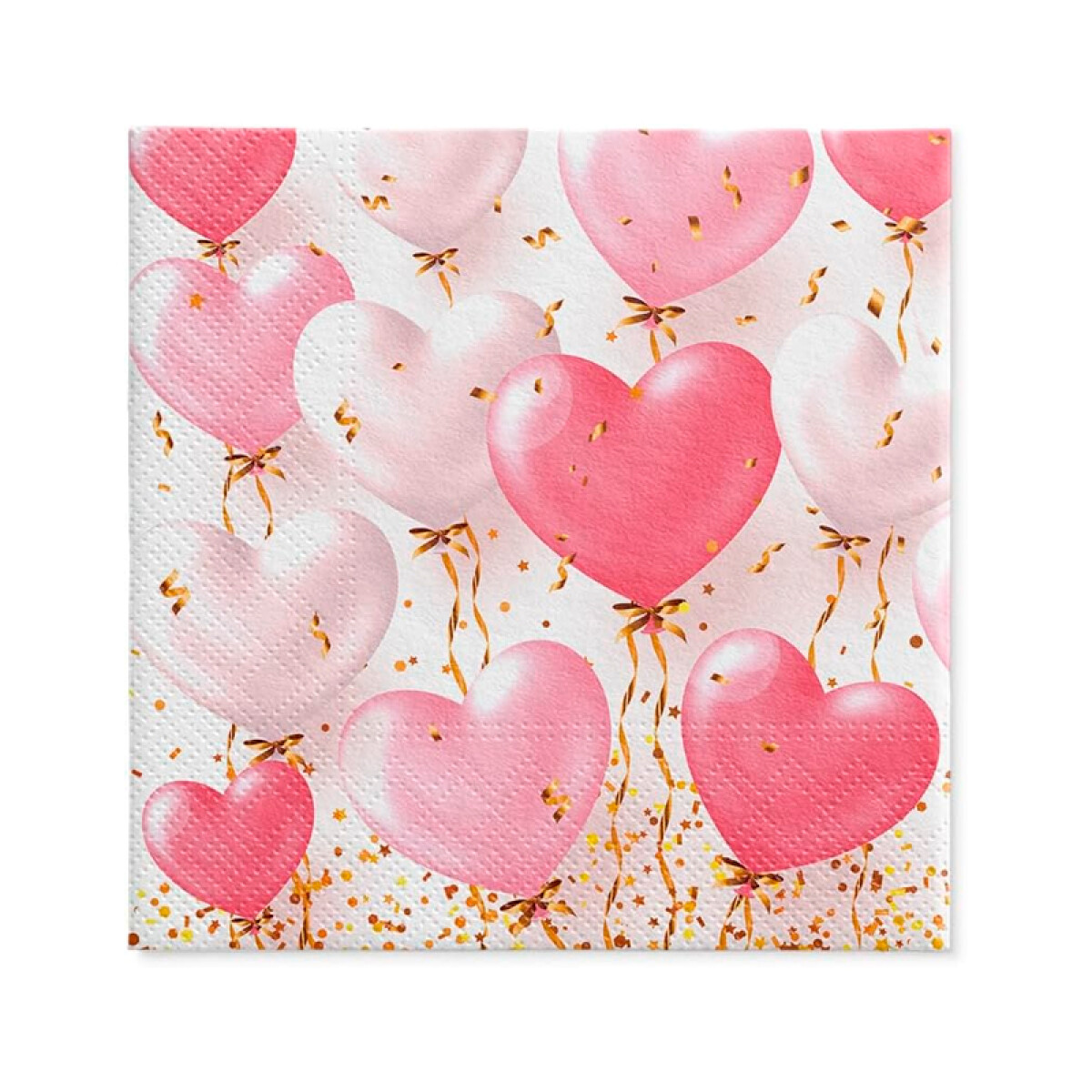 Servilleta Globos Corazón x20 