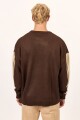 SWEATER STEP UP H-marron