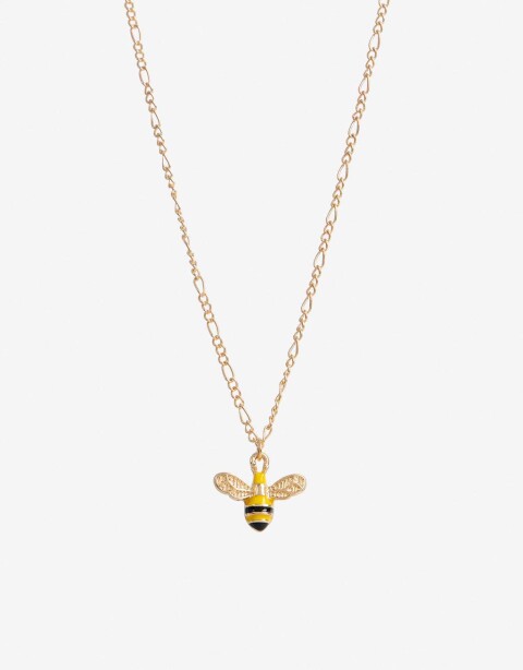 Cadena Corta con Dije Color Cadena Corta Dije Abeja - Dorado
