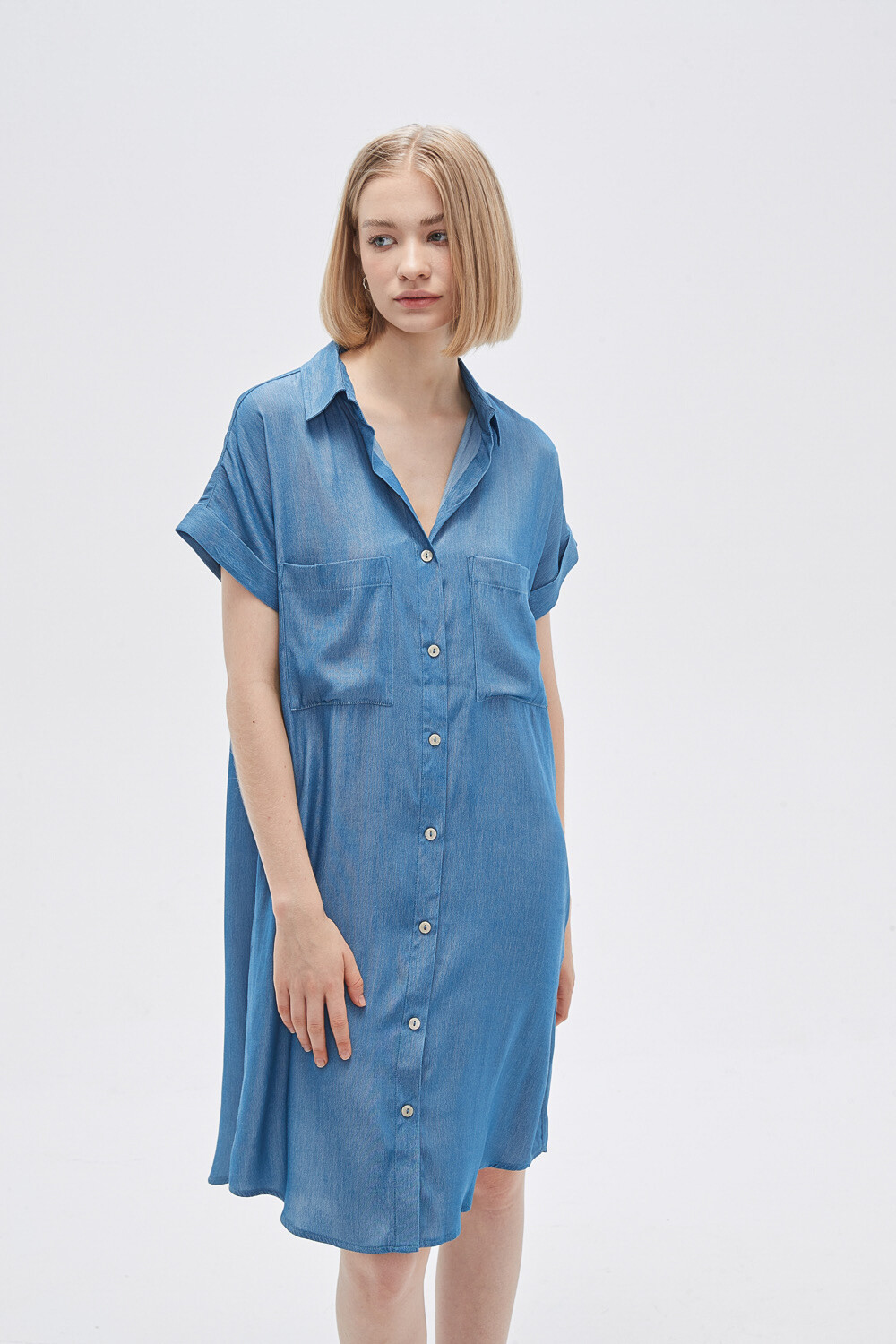 Vestido Lemos Azul Claro