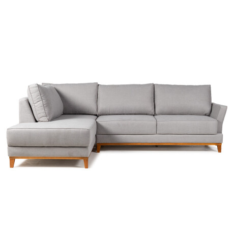 Rinconera Amadeus Chica - Tela Microfibra - Chaise Izquierdo 2159 (Gris)