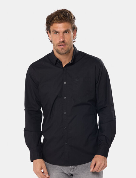 CAMISA LISA Negro