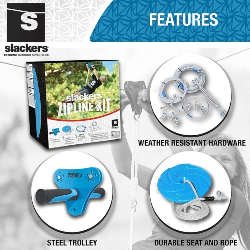 Tirolesa Slackers Zipline 24 m Tirolesa Slackers Zipline 24 m