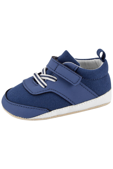 Championes con velcro, azules Sin color
