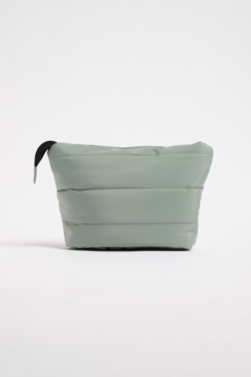 Necessaire capitoneado Verde Seco