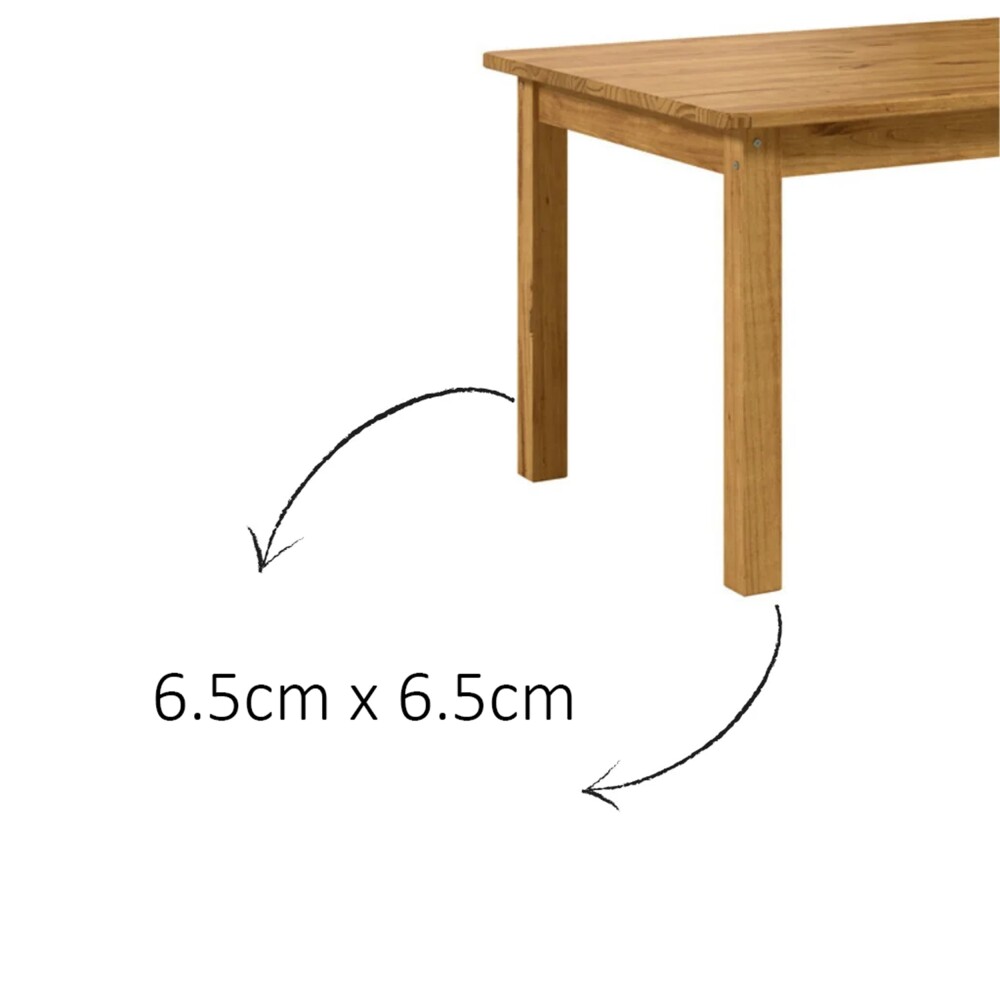 Mesa de Madera Maciza 120 cm - Italia Mesa de Madera Maciza 120 cm - Italia