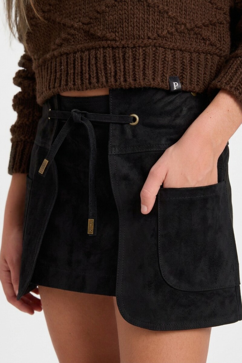 Mini Leather Capas Negro