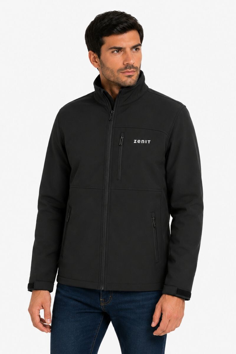 CAMPERA SOFTSHELL NEGRA M 