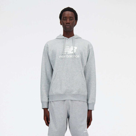 Abrigo Essentials French Terry Logo De Hombre Gris