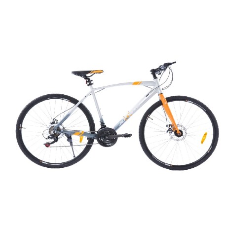 Bicicleta Zanella Nova T 2.10 Rodado 28" GRIS-AMARILLO