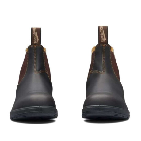 Botas Blundstone Elastic Side V Cut Marrón Oscuro