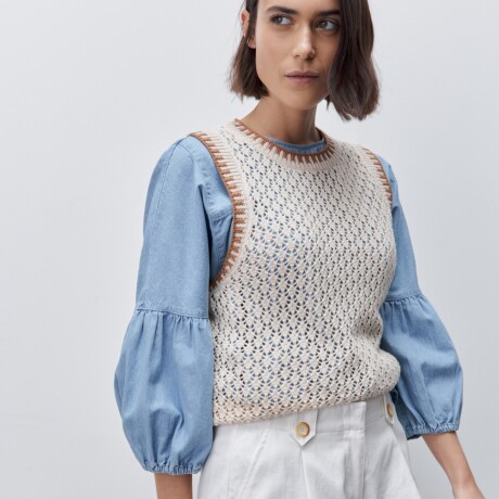 SHORT SOLI Blanco