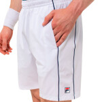 FILA Match 8" Bermuda de tenis para hombre - Blanco/Marino Blanco-Marino