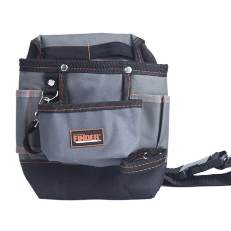 Cinturón Bolsa Porta Herramientas Multiuso Bolsillos Correas Gris