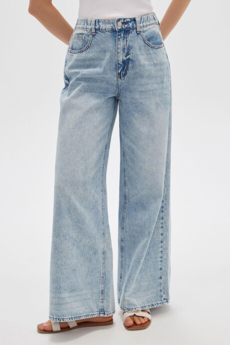 Pantalon Bausea Celeste Grisaceo