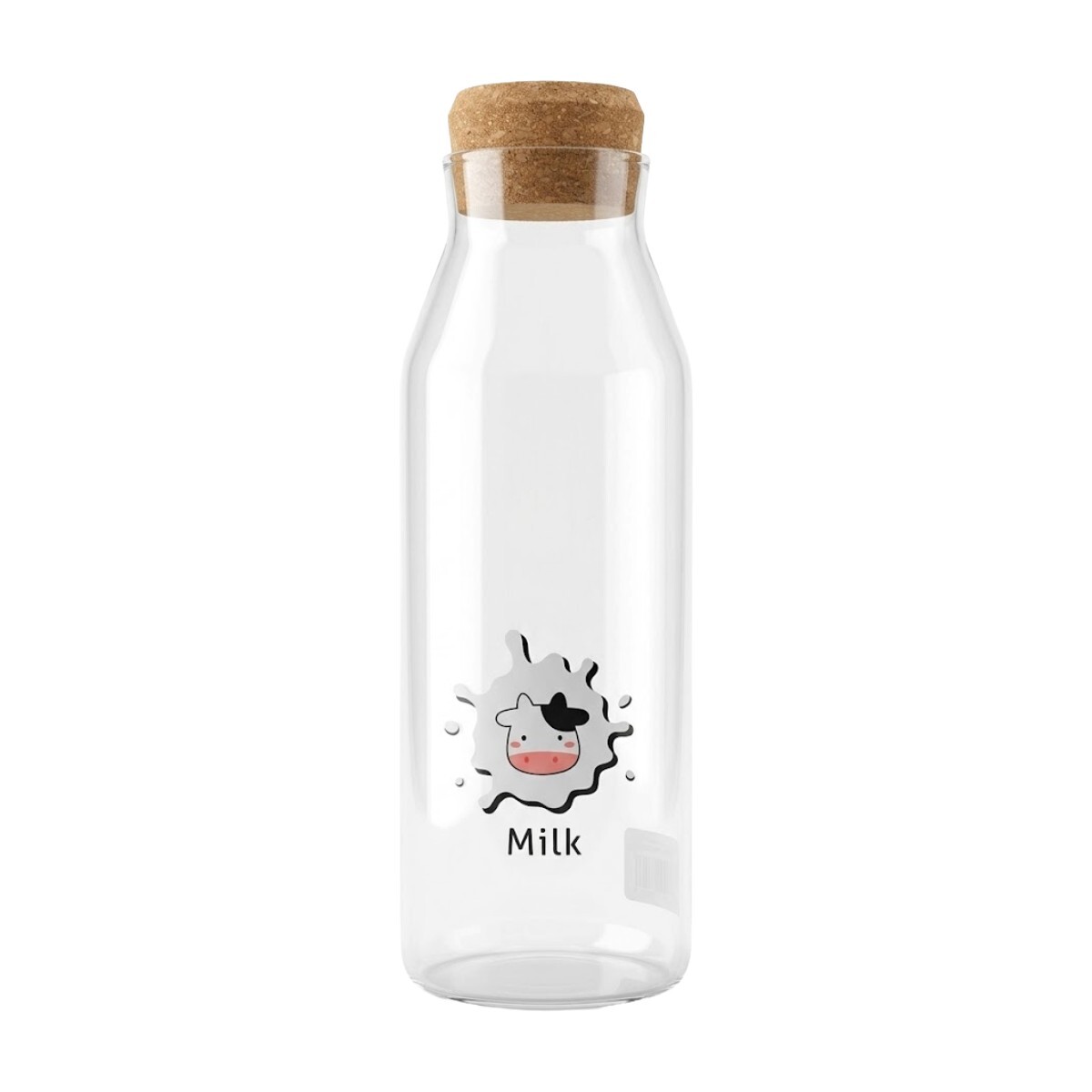 BOTELLA DE VIDRIO C/TAPA 1200ML 