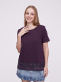 Remera Belursa Violeta Oscuro