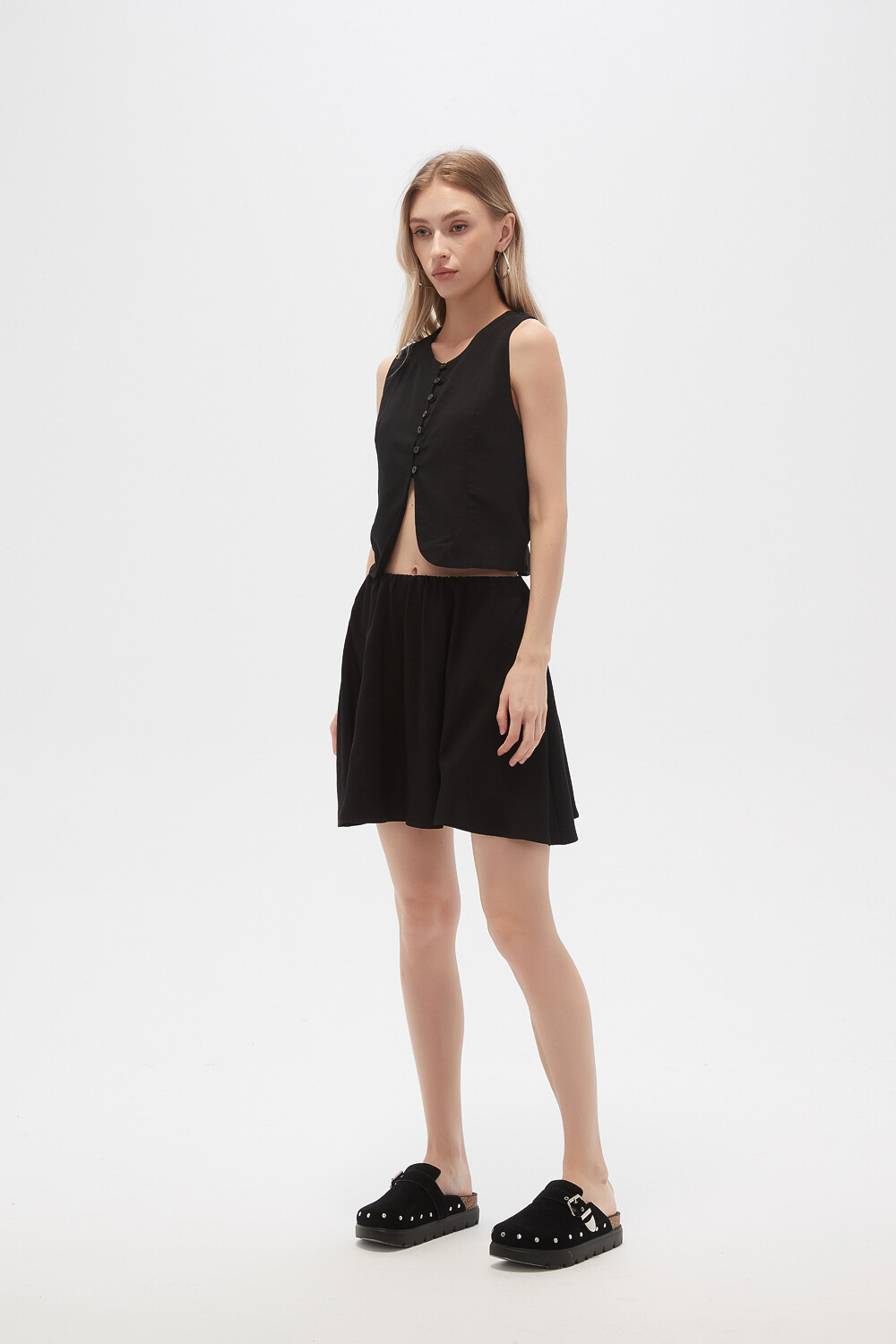 Falda Kubit Negro