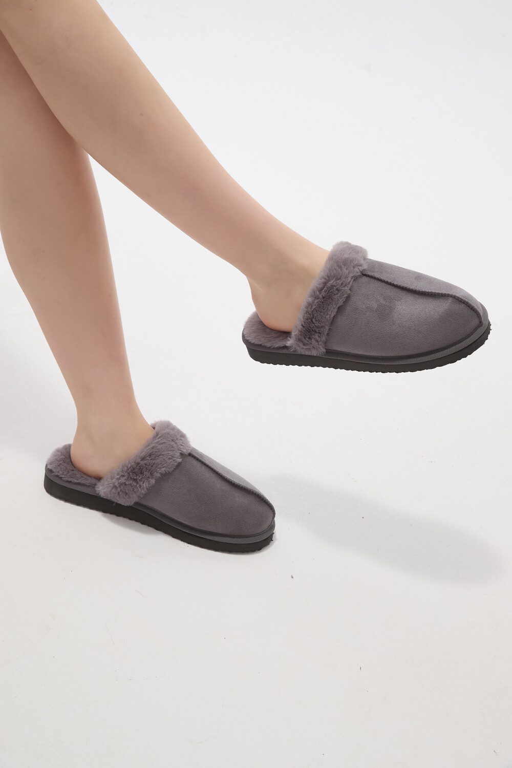 Pantuflas Pantusi Gris Medio