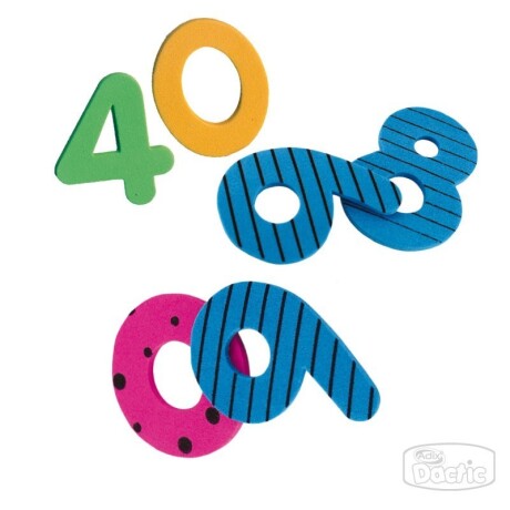 Confetti Dactic Goma Eva Numeros x 100 Confetti Dactic Goma Eva Numeros x 100