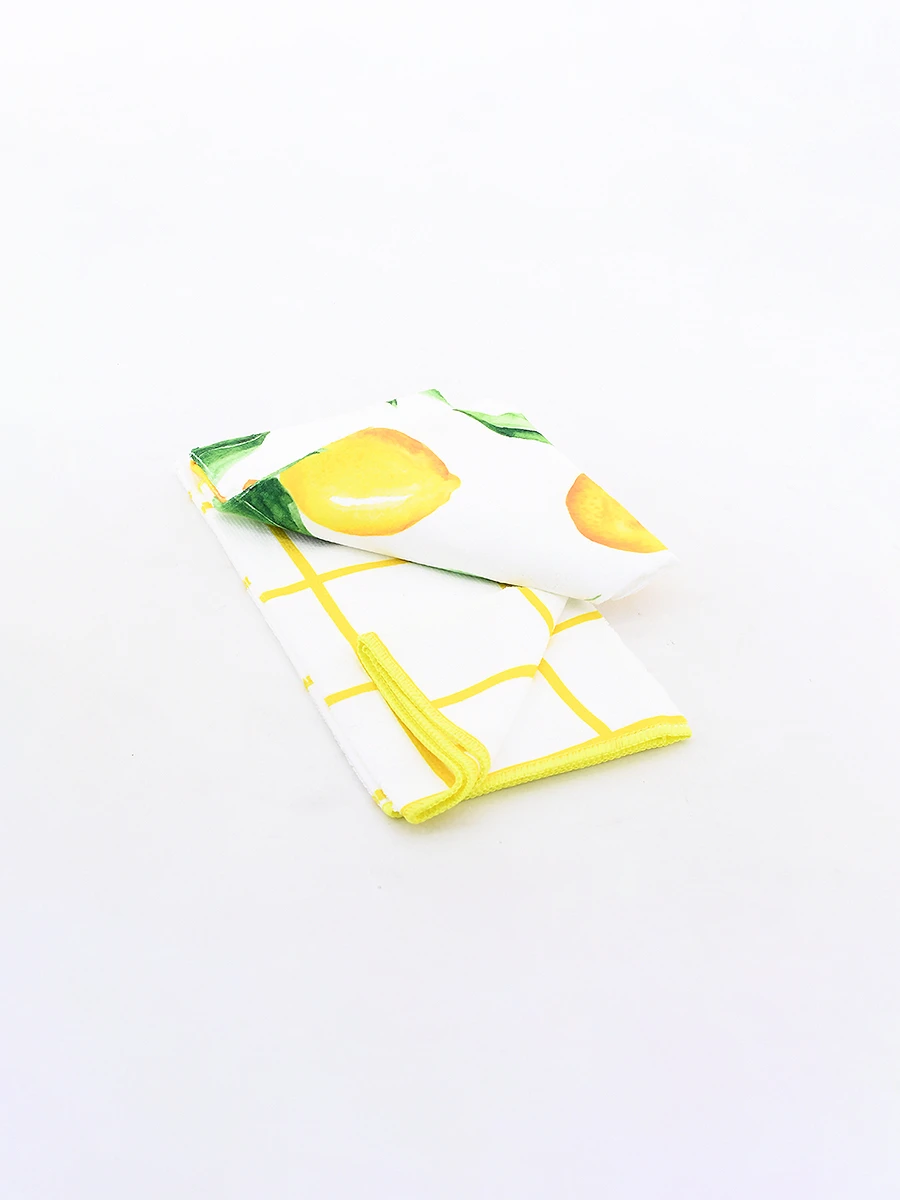 REPASADOR MICROFIBRA SET X2 - AMARILLO 