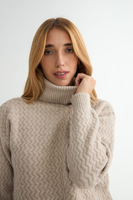 POLERA BETULA BEIGE