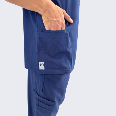 Set médico elastizado unisex Argon Azul marino