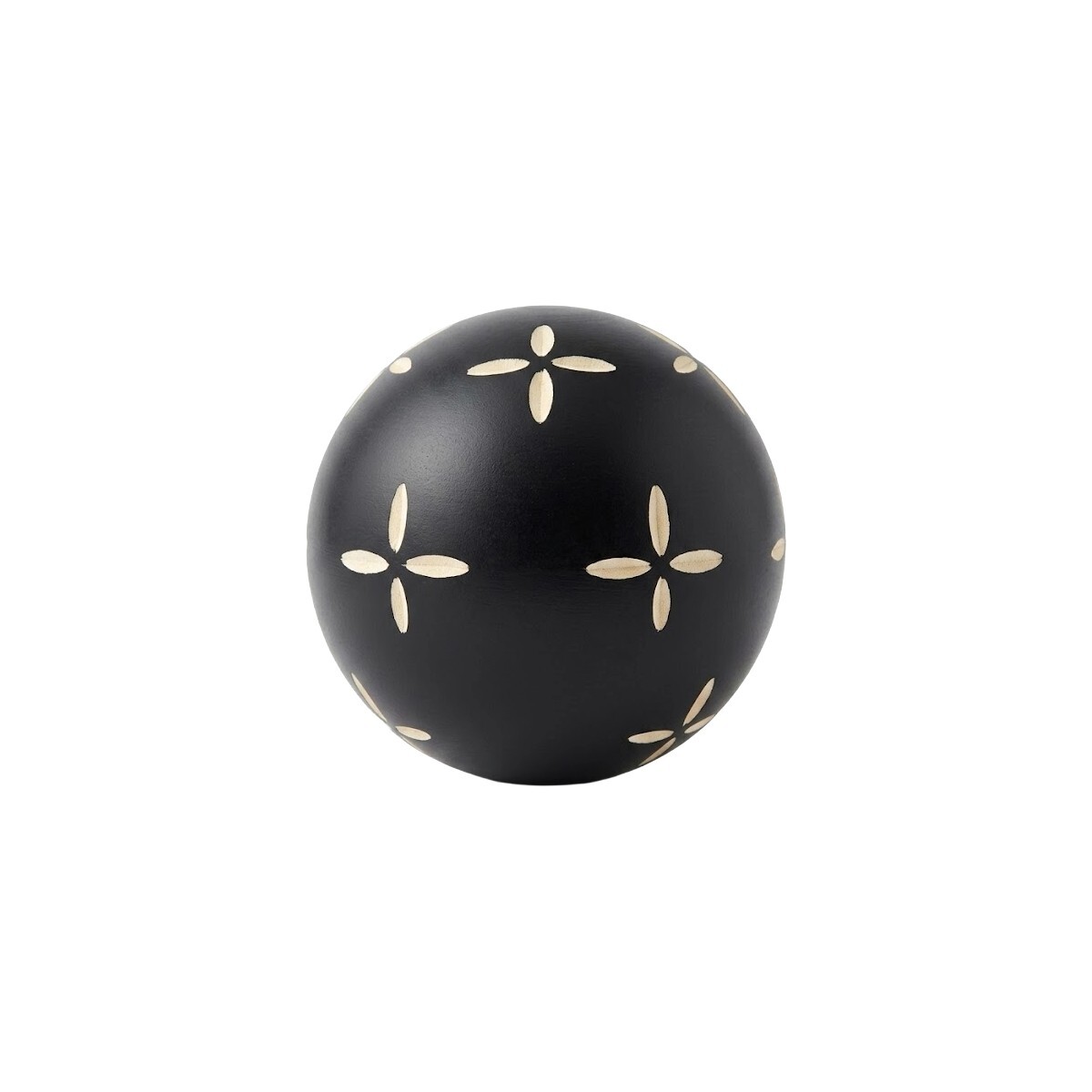 ESFERA MDF NEGRO COMB 11CM 