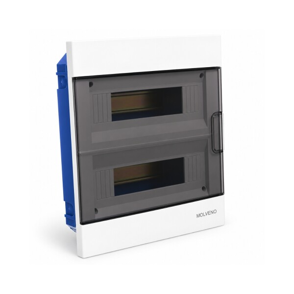 Tablero de Embutir 24 Módulos con Tapa Transparente Molveno Tablero De Embutir 24 Módulos Con Tapa Transparente Molveno