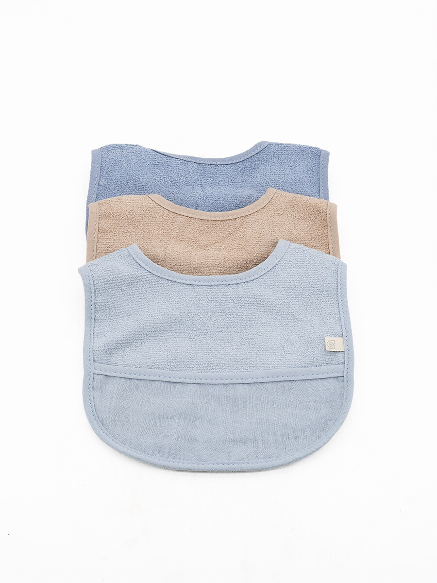BABERO PACK X 3 - CELESTE 