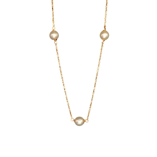 Conjunto Perlas-Oro bajo-Con Perla-CJ8006 conperla