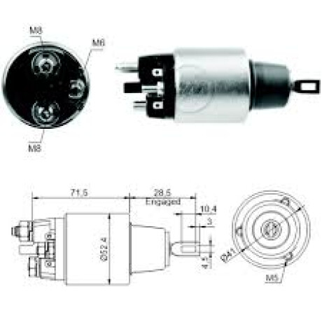 AUTOMATICO DE ARRANQUE BMW X1 X3 X5 X6 SIST. BOSCH ZM AUTOMATICO DE ARRANQUE BMW X1 X3 X5 X6 SIST. BOSCH ZM