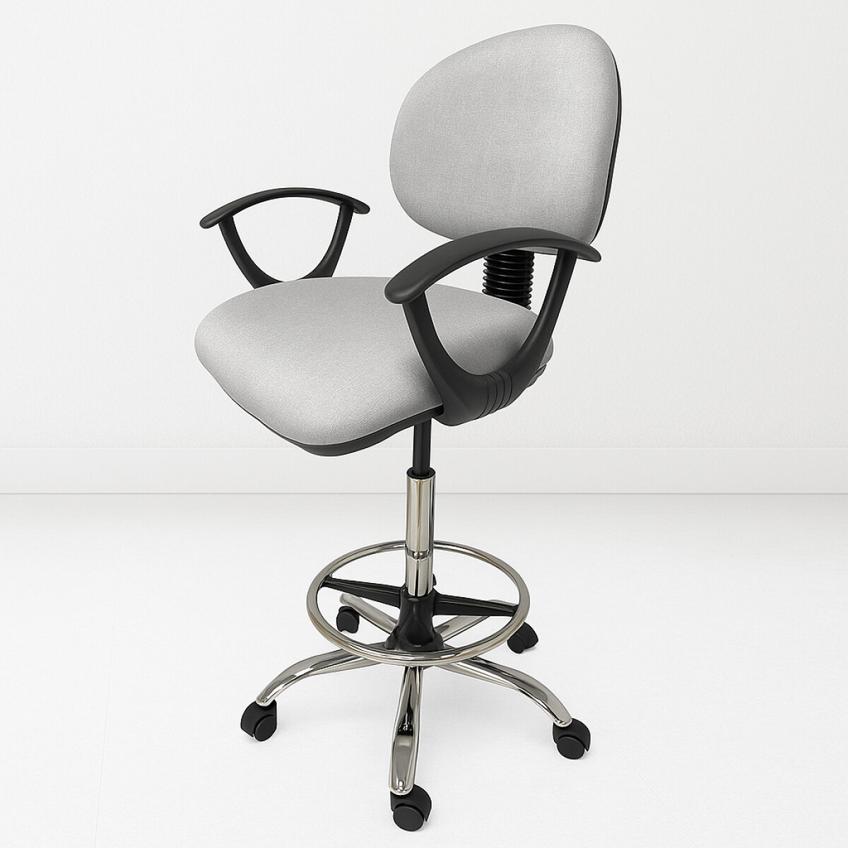 Silla alta de cajero - Gris 