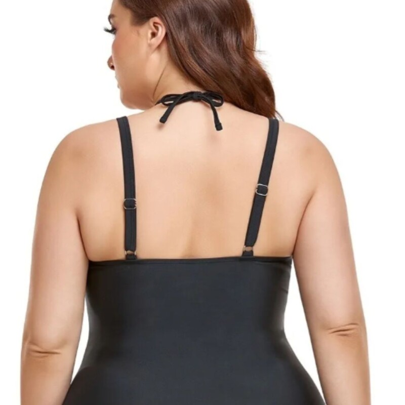 Malla Enteriza Negra Andy Plus Size Malla Enteriza Negra Andy Plus Size