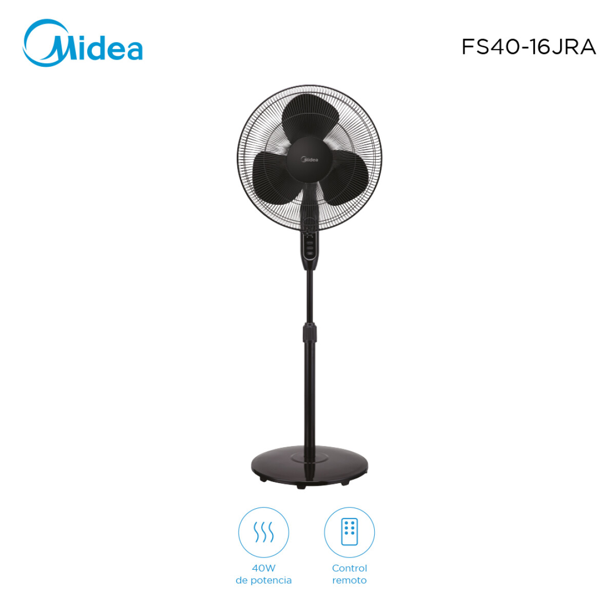 Ventilador de Pie Midea FS40-16JRA 