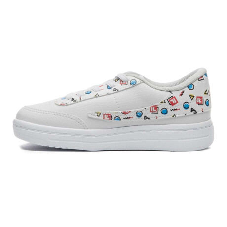 Fila Champion Tennis 88 Para Niños Blanco-Multicolor