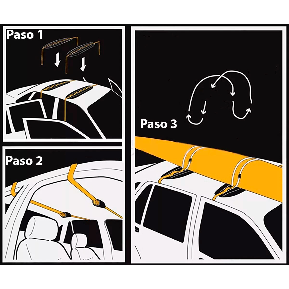 Barras Inflables Para Techo De Auto Baca Kayak Barras Inflables Para Techo De Auto Baca Kayak