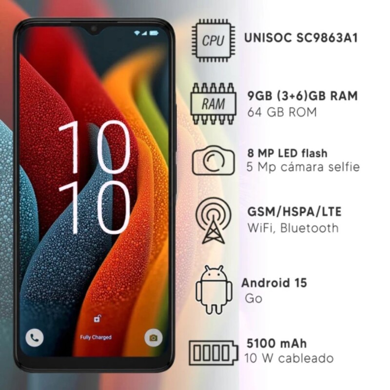 Celular Alcatel 3 Dahlia 9Gb (3+6Gb) 64Gb Celular Alcatel 3 Dahlia 9Gb (3+6Gb) 64Gb