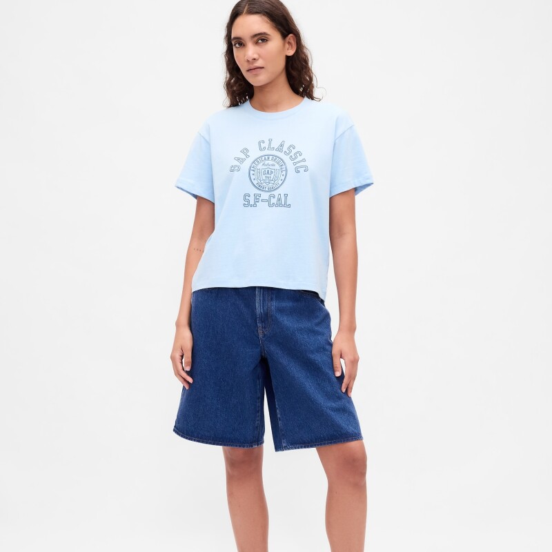 GRAPHICS - SS EDITOR TEE GAP CLASSIC LIGHT BLUE SHADOW